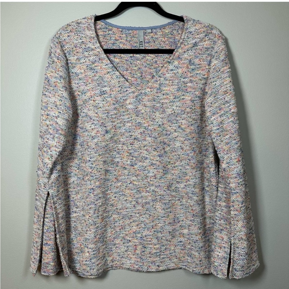 KUT FROM THE KLOTH Multicolored Knit Lightweight Sweater
